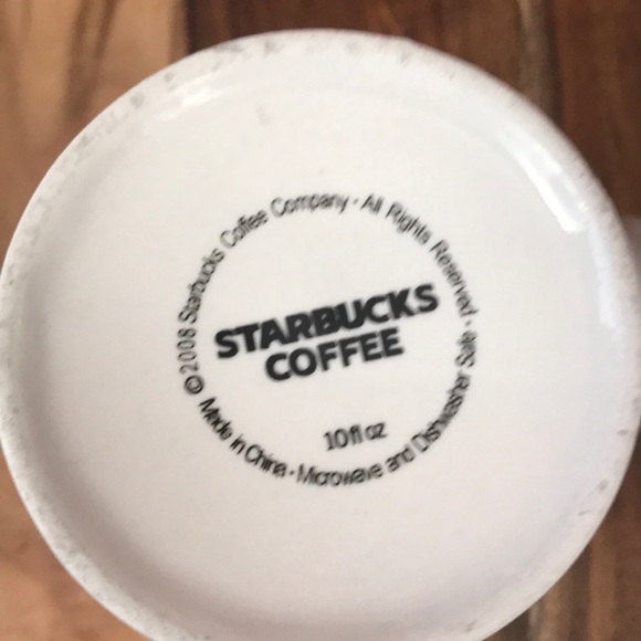 Starbucks 10 ounce coffee mugs 2008 - Picture 6 of 8